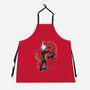 Musical Cartographer-Unisex-Kitchen-Apron-JanGrackleArt