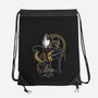 Musical Cartographer-None-Drawstring-Bag-JanGrackleArt