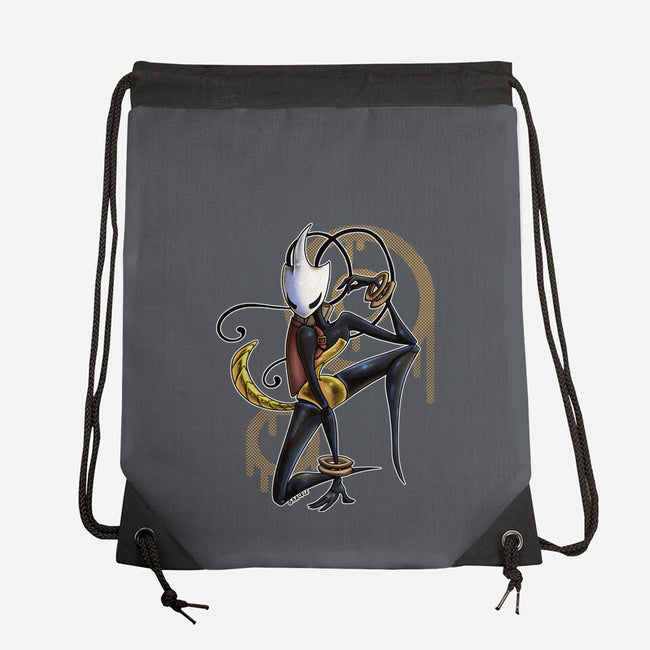 Musical Cartographer-None-Drawstring-Bag-JanGrackleArt