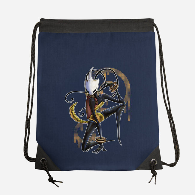 Musical Cartographer-None-Drawstring-Bag-JanGrackleArt