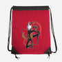 Musical Cartographer-None-Drawstring-Bag-JanGrackleArt
