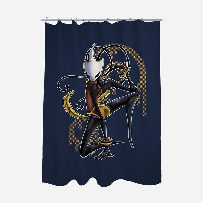Musical Cartographer-None-Polyester-Shower Curtain-JanGrackleArt