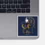 Musical Cartographer-None-Glossy-Sticker-JanGrackleArt