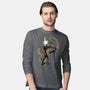 Musical Cartographer-Mens-Long Sleeved-Tee-JanGrackleArt