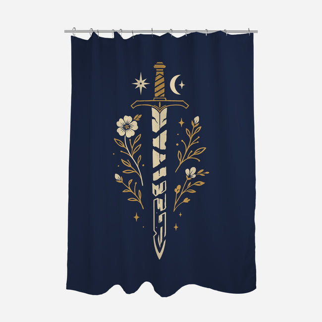 The Broken Sword-None-Polyester-Shower Curtain-ricolaa