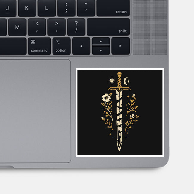The Broken Sword-None-Glossy-Sticker-ricolaa