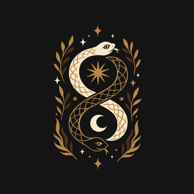 Gold Ouroboros-Womens-Basic-Tee-ricolaa