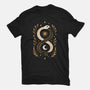 Gold Ouroboros-Womens-Fitted-Tee-ricolaa
