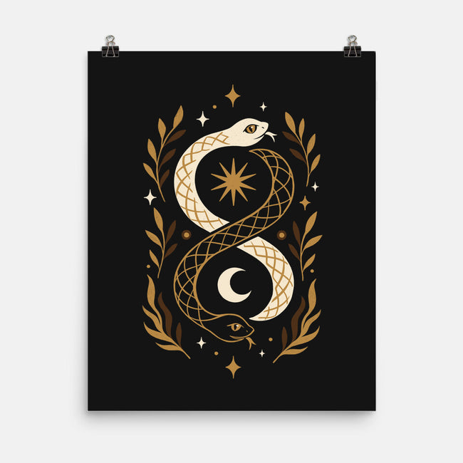 Gold Ouroboros-None-Matte-Poster-ricolaa