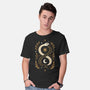 Gold Ouroboros-Mens-Basic-Tee-ricolaa