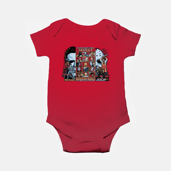 Clash Of Horror Icons-Baby-Basic-Onesie-PrimePremne