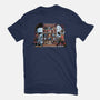 Clash Of Horror Icons-Womens-Basic-Tee-PrimePremne