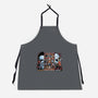 Clash Of Horror Icons-Unisex-Kitchen-Apron-PrimePremne