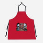 Clash Of Horror Icons-Unisex-Kitchen-Apron-PrimePremne