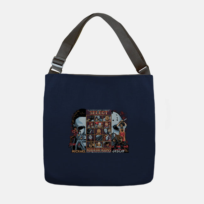 Clash Of Horror Icons-None-Adjustable Tote-Bag-PrimePremne