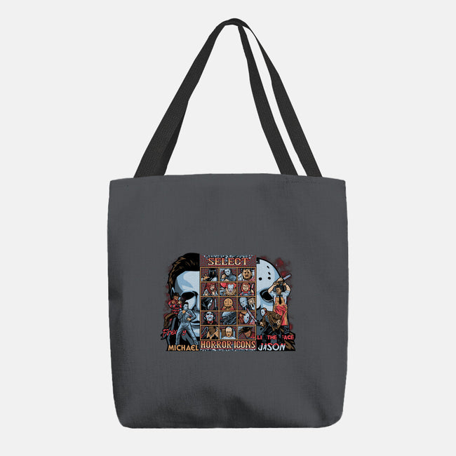 Clash Of Horror Icons-None-Basic Tote-Bag-PrimePremne
