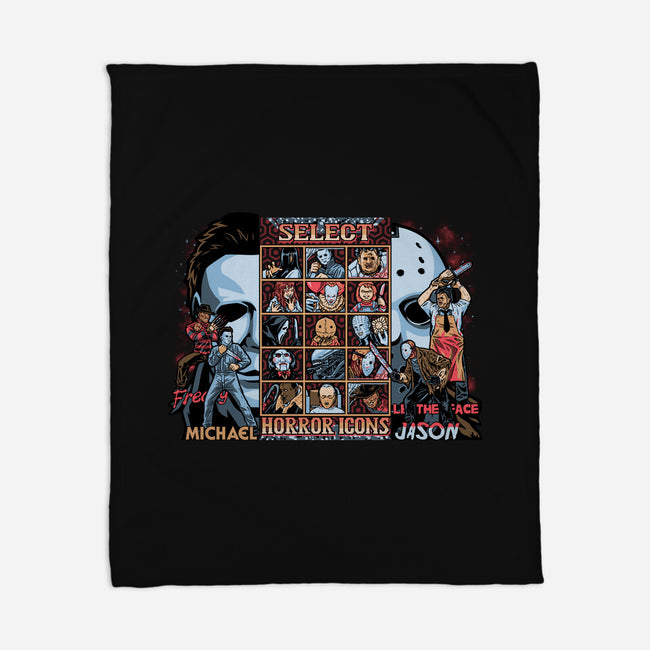 Clash Of Horror Icons-None-Fleece-Blanket-PrimePremne