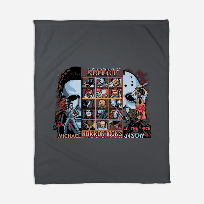 Clash Of Horror Icons-None-Fleece-Blanket-PrimePremne