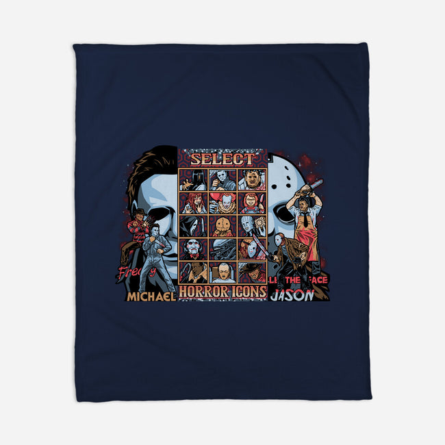 Clash Of Horror Icons-None-Fleece-Blanket-PrimePremne