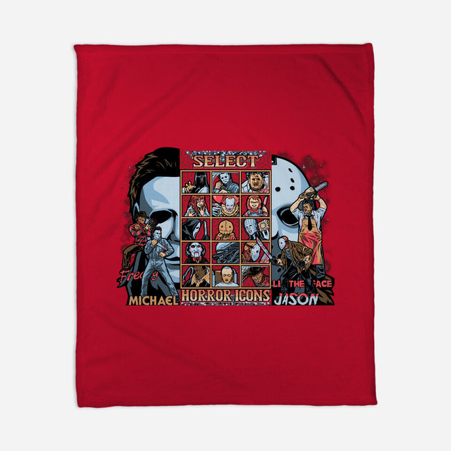 Clash Of Horror Icons-None-Fleece-Blanket-PrimePremne