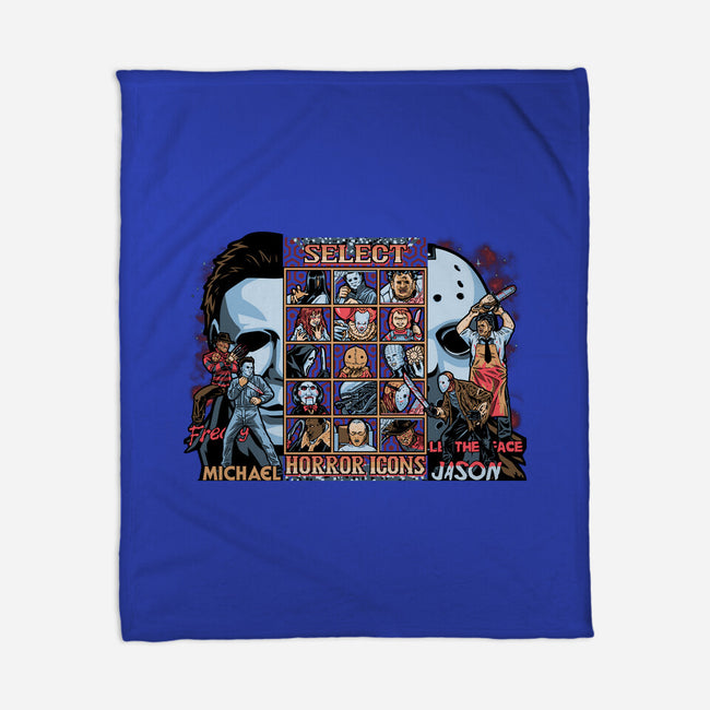 Clash Of Horror Icons-None-Fleece-Blanket-PrimePremne