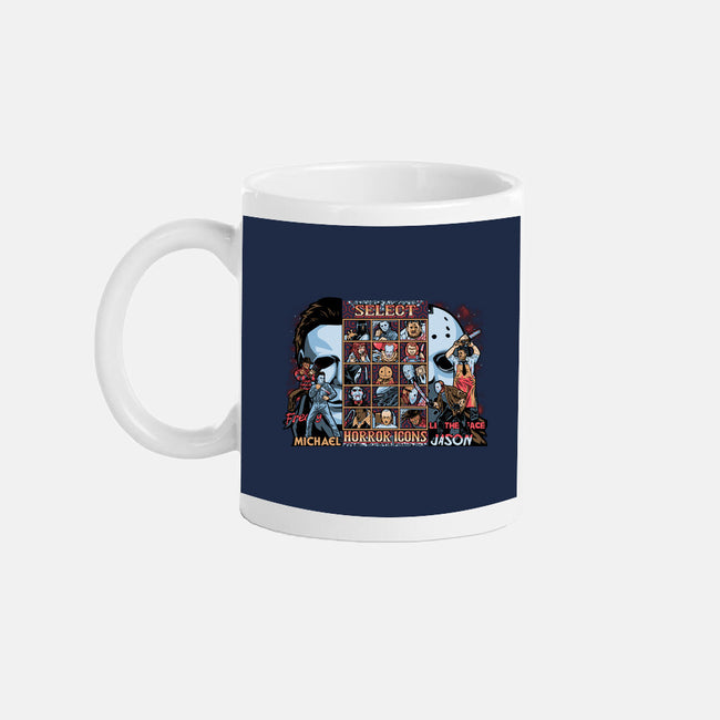 Clash Of Horror Icons-None-Mug-Drinkware-PrimePremne