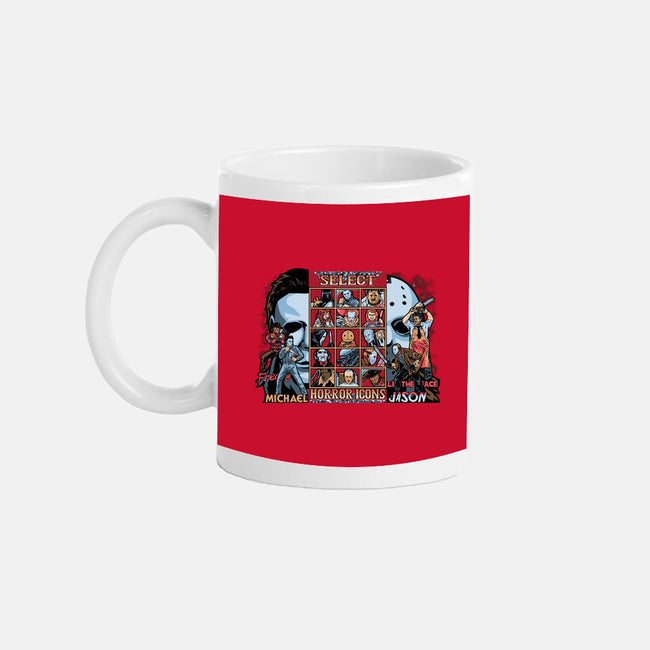 Clash Of Horror Icons-None-Mug-Drinkware-PrimePremne