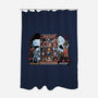 Clash Of Horror Icons-None-Polyester-Shower Curtain-PrimePremne