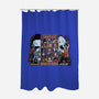 Clash Of Horror Icons-None-Polyester-Shower Curtain-PrimePremne