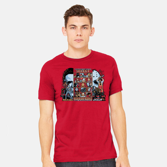 Clash Of Horror Icons-Mens-Heavyweight-Tee-PrimePremne