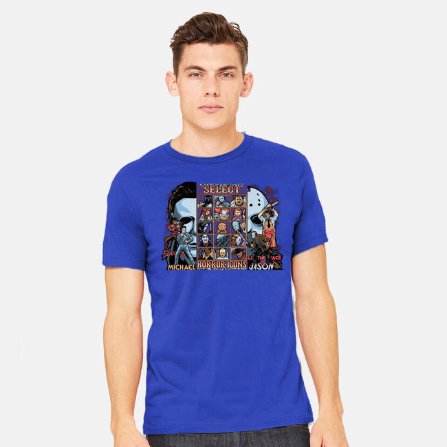 Clash Of Horror Icons-Mens-Heavyweight-Tee-PrimePremne