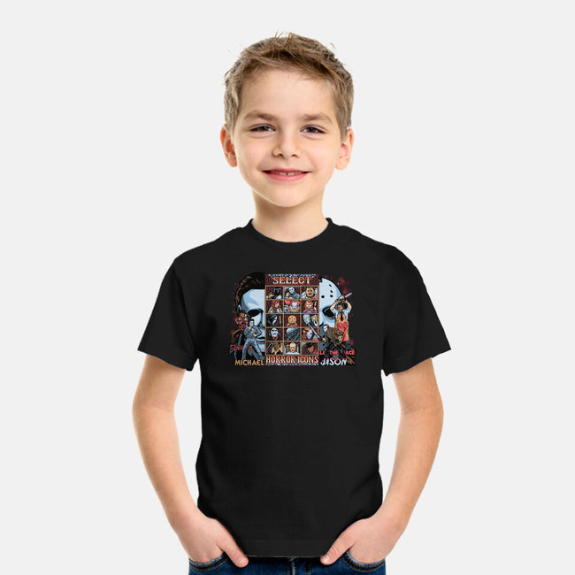 Clash Of Horror Icons-Youth-Basic-Tee-PrimePremne