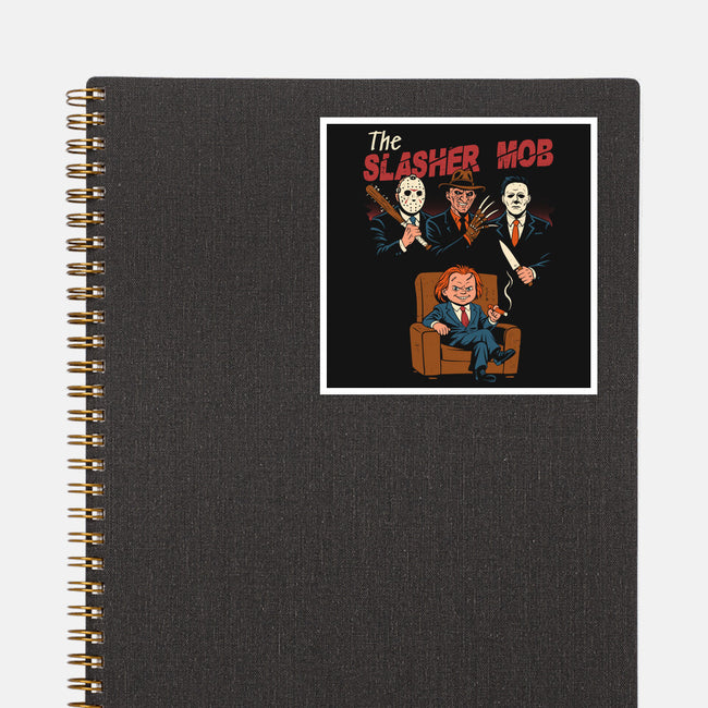 The Slasher Mob-None-Glossy-Sticker-Marinho