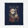 Ctrl Alt Stab-None-Fleece-Blanket-eduely