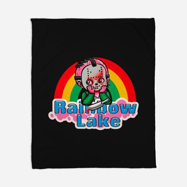 Rainbow Lake-None-Fleece-Blanket-Samuel