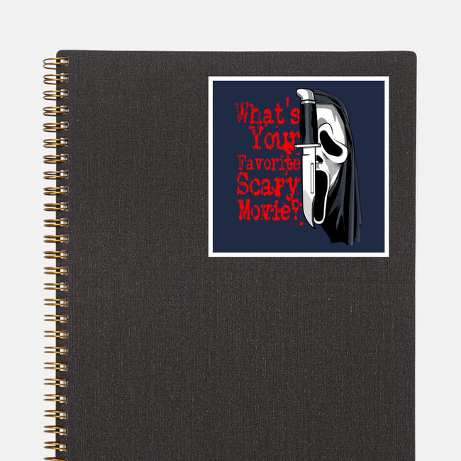 Scary Movie Slasher-None-Glossy-Sticker-goodidearyan