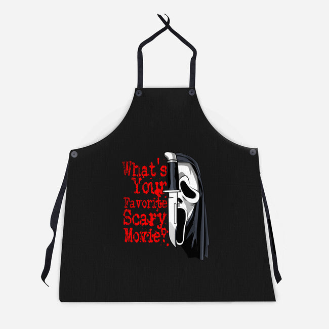 Scary Movie Slasher-Unisex-Kitchen-Apron-goodidearyan