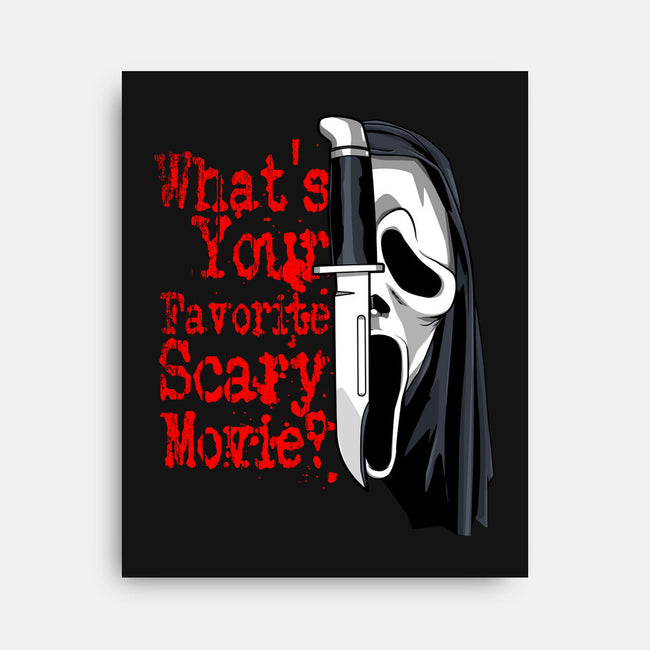 Scary Movie Slasher-None-Stretched-Canvas-goodidearyan
