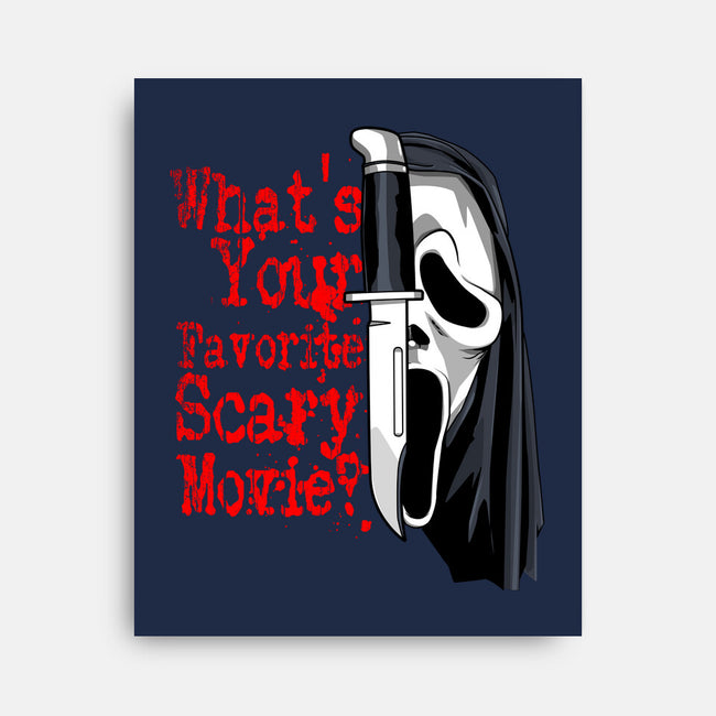 Scary Movie Slasher-None-Stretched-Canvas-goodidearyan