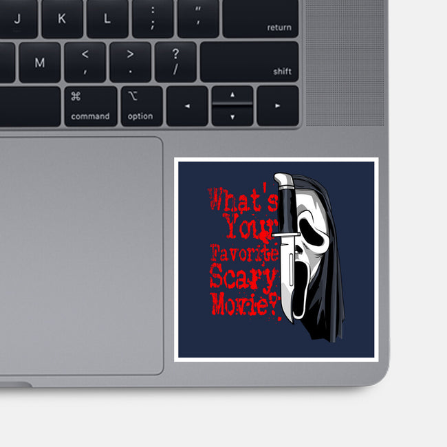 Scary Movie Slasher-None-Glossy-Sticker-goodidearyan