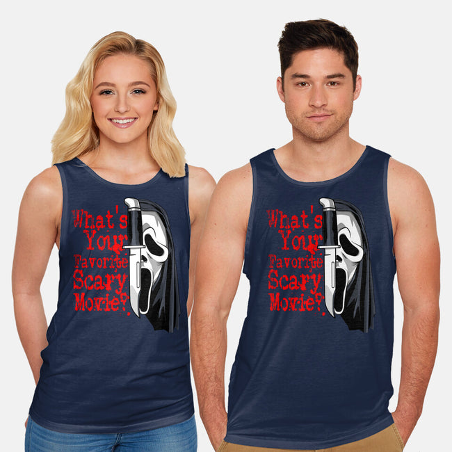 Scary Movie Slasher-Unisex-Basic-Tank-goodidearyan