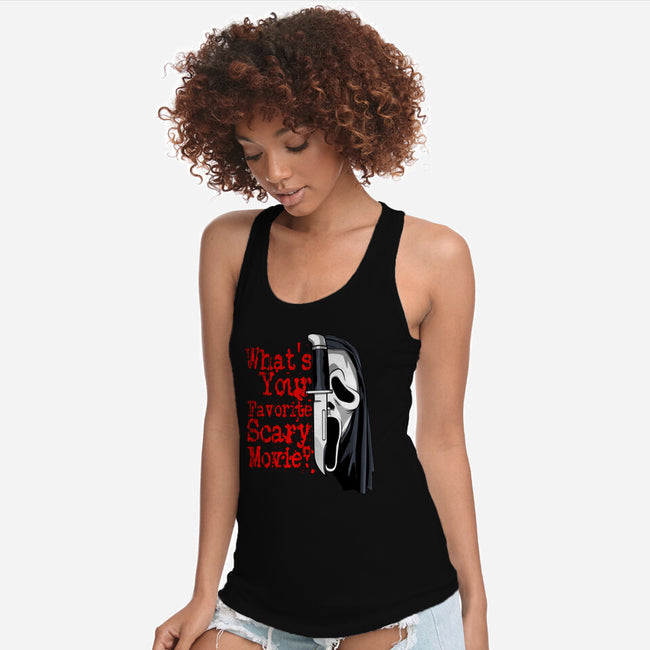 Scary Movie Slasher-Womens-Racerback-Tank-goodidearyan