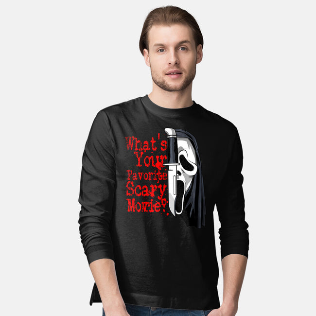 Scary Movie Slasher-Mens-Long Sleeved-Tee-goodidearyan