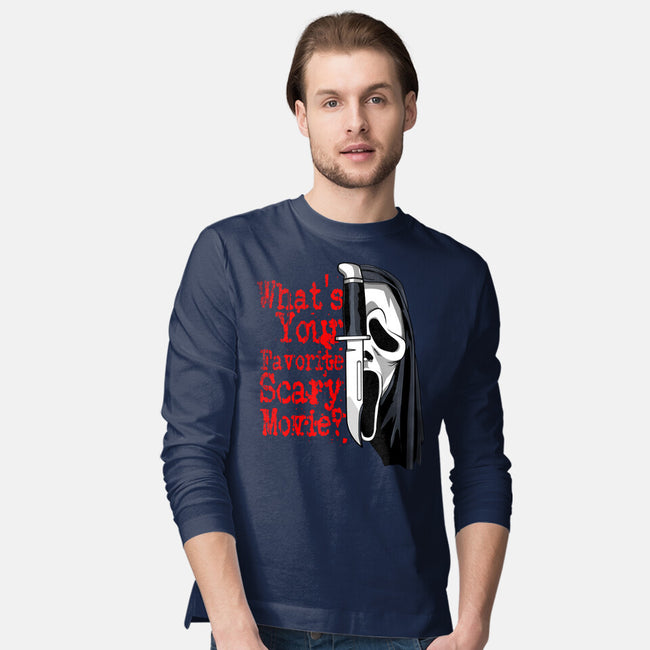 Scary Movie Slasher-Mens-Long Sleeved-Tee-goodidearyan