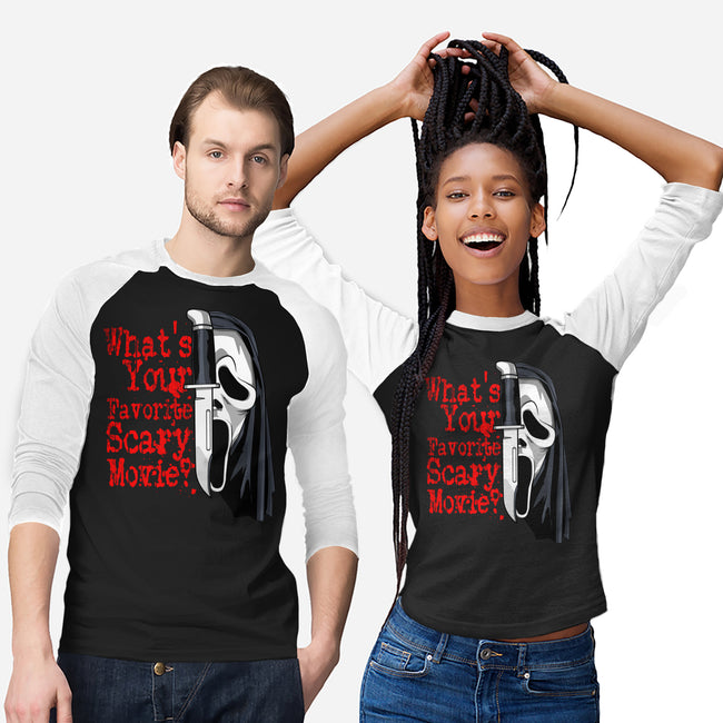 Scary Movie Slasher-Unisex-Baseball-Tee-goodidearyan