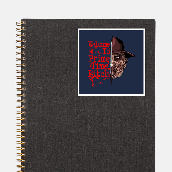 Prime Time Fred-None-Glossy-Sticker-goodidearyan