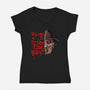 Prime Time Fred-Womens-V-Neck-Tee-goodidearyan