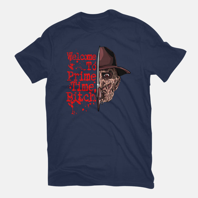 Prime Time Fred-Womens-Fitted-Tee-goodidearyan