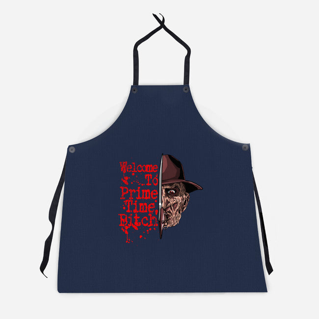 Prime Time Fred-Unisex-Kitchen-Apron-goodidearyan