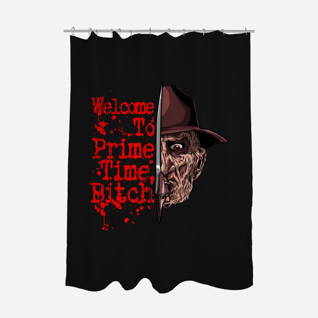 Prime Time Fred-None-Polyester-Shower Curtain-goodidearyan
